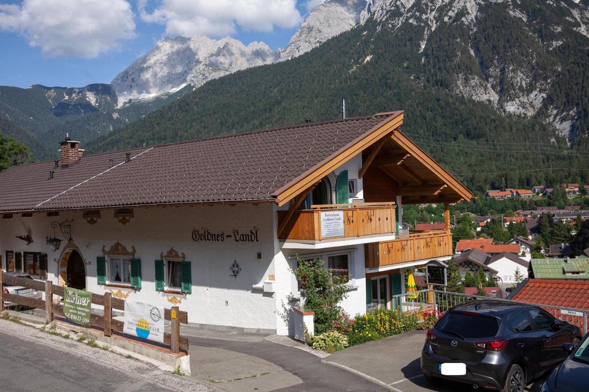 Ferienhaus Goldenes Landl 미텐발트 외부 사진